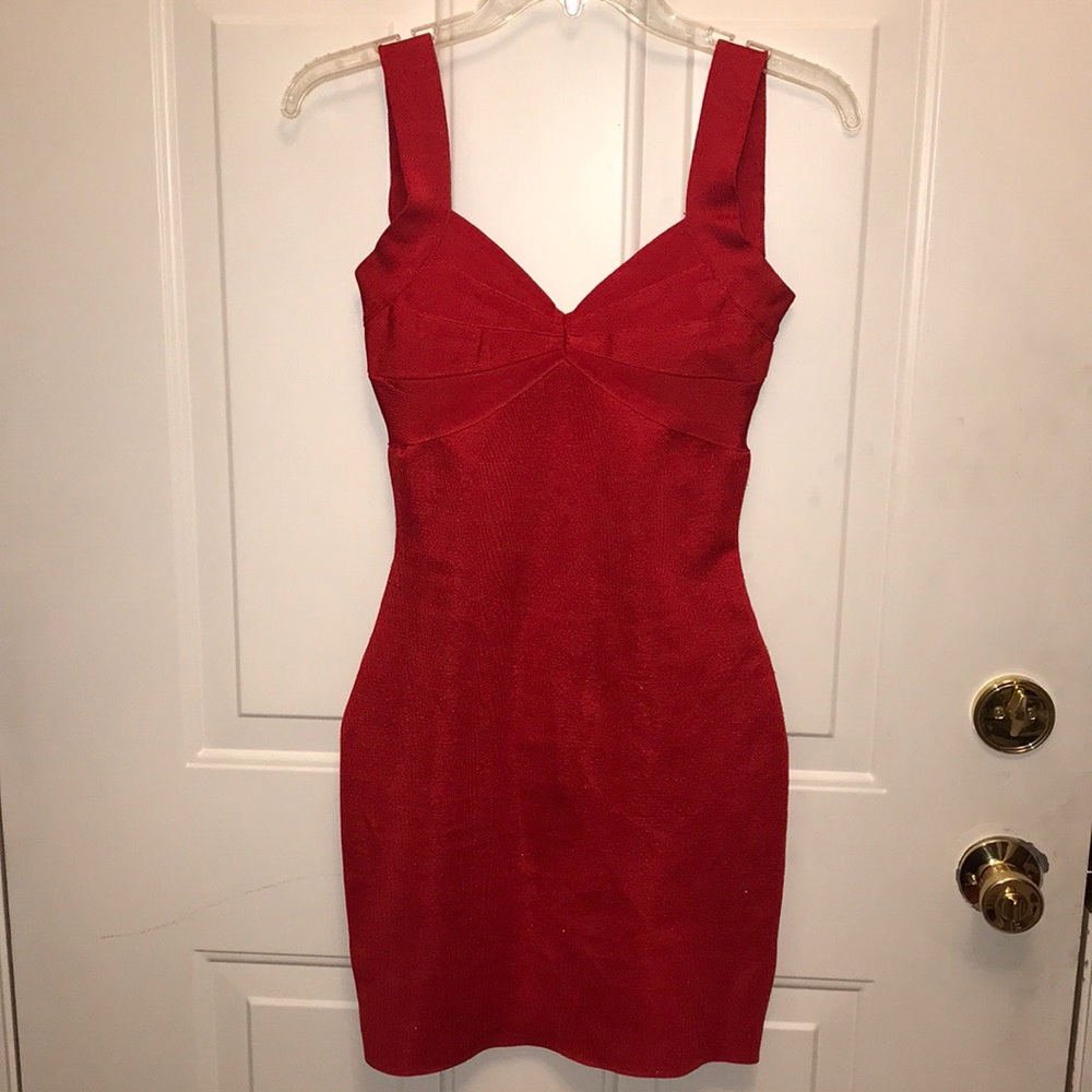 Red bandage dress from Nordstrom